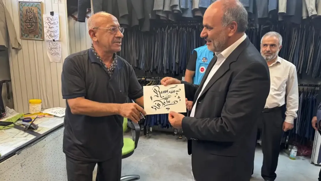 Malatya Müftülüğünden esnafa Mevlid-i Nebi ziyareti