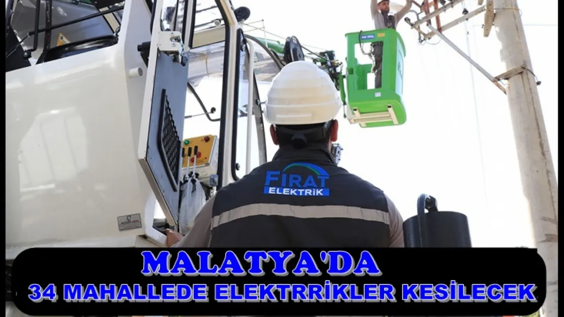 Malatya'nın 6 İlçesinde Elektrik Kesintisi