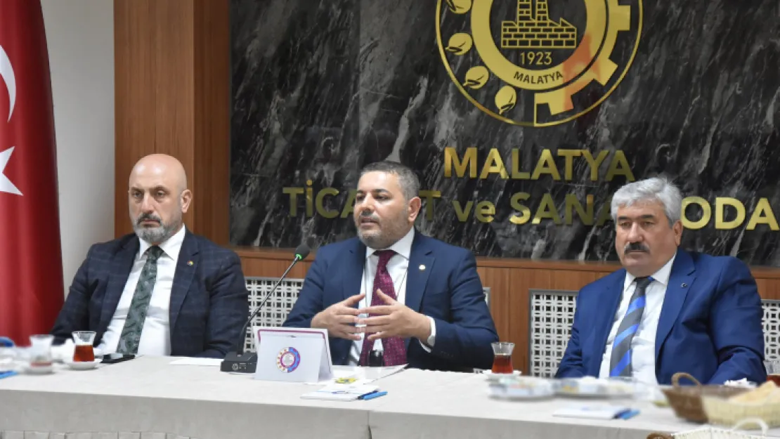 Malatya TSO'da hafriyatçı ve iş makinecilerin sorunları konuşuldu