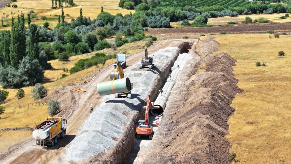 Malatya Yoncalı sulamasında çalışmalar sürüyor