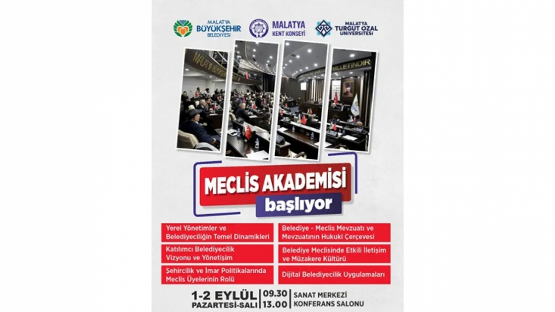 'Meclis Akademisi' Başlıyor