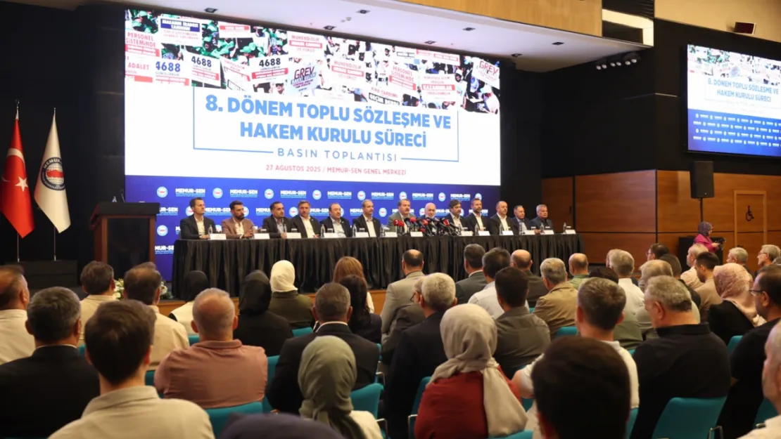 Memur-Sen Genel Başkanı Yalçın: Hakem'in kararı tam anlamıyla haksız, hakkaniyetsiz, adaletsizdir