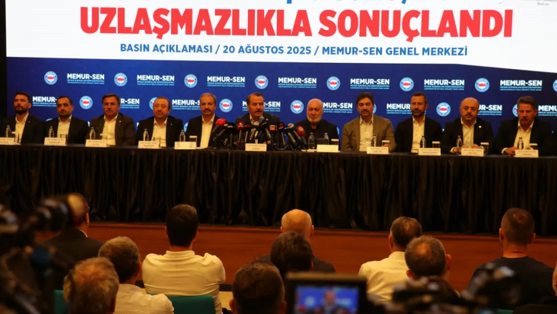 Memur-Sen: Uzlaşmazlığın sebebi kamu işvereninin çözümsüz tavrıdır