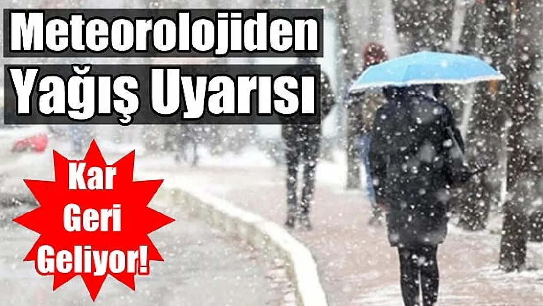 Meteoroloji Adıyaman, Bingöl, Elazığ, Malatya ve Tunceli'yi uyardı