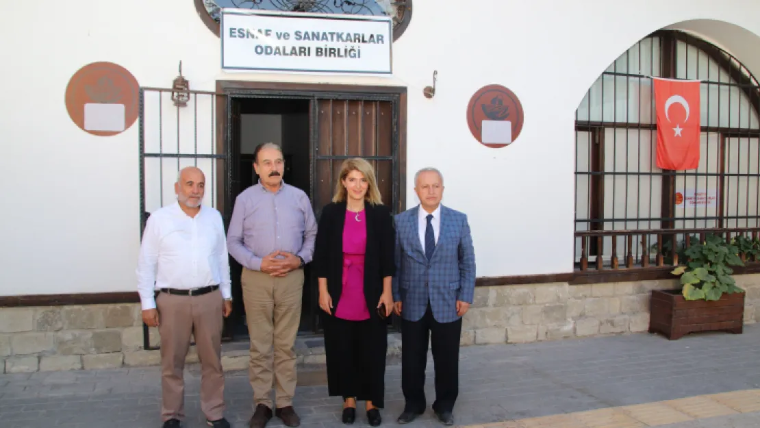 Milletvekili Ölmeztoprak'tan MESOB Başkanı Keskin'e Ziyaret