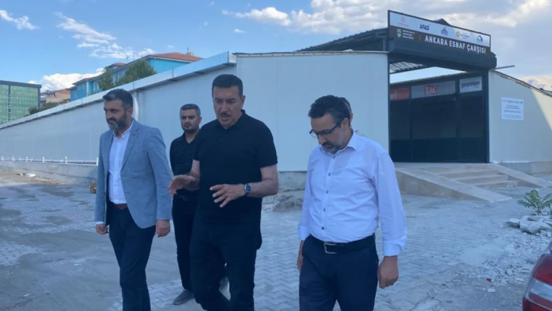 Milletvekili Tüfenkci Ankara Esnaf Çarşısını inceledi