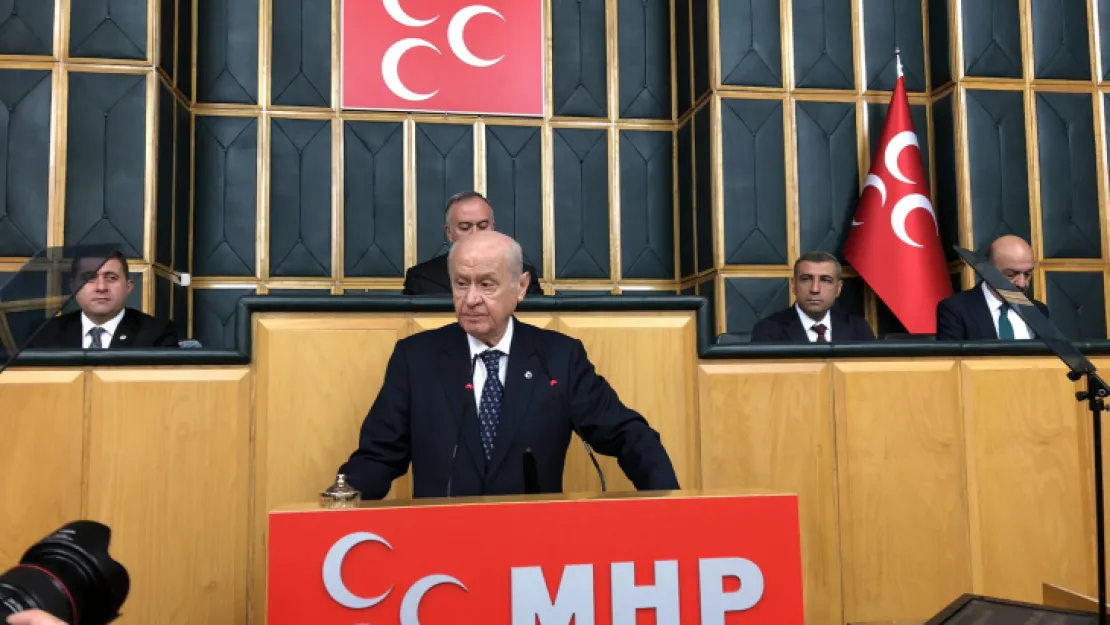 Milliyetçi Hareket Partisi Genel Başkanı Devlet Bahçeli, partisinin grup toplantısında açıklamalarda bulundu.