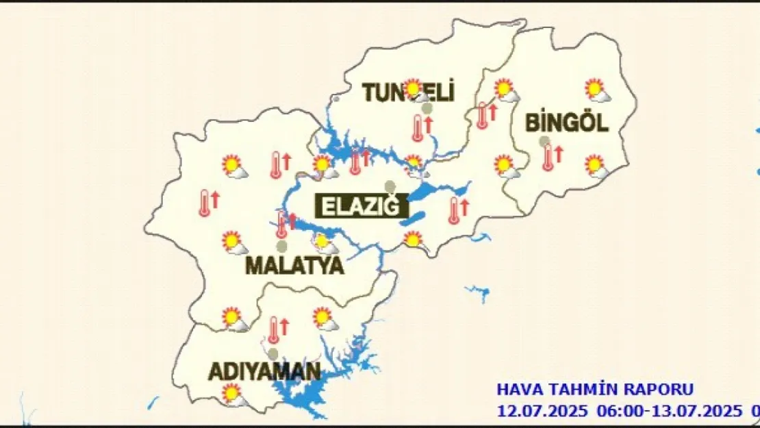 O İllerde Bugün Hava Durumu