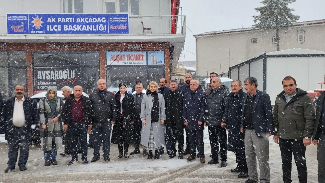 Ölmeztoprak Akçadağ ilçesinde çeşitli ziyaret ve temaslarda bulundu