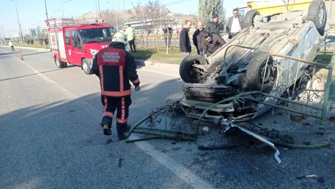 Orduzu Kanyon Caddesinde Trafik Kazası 1 yaralı