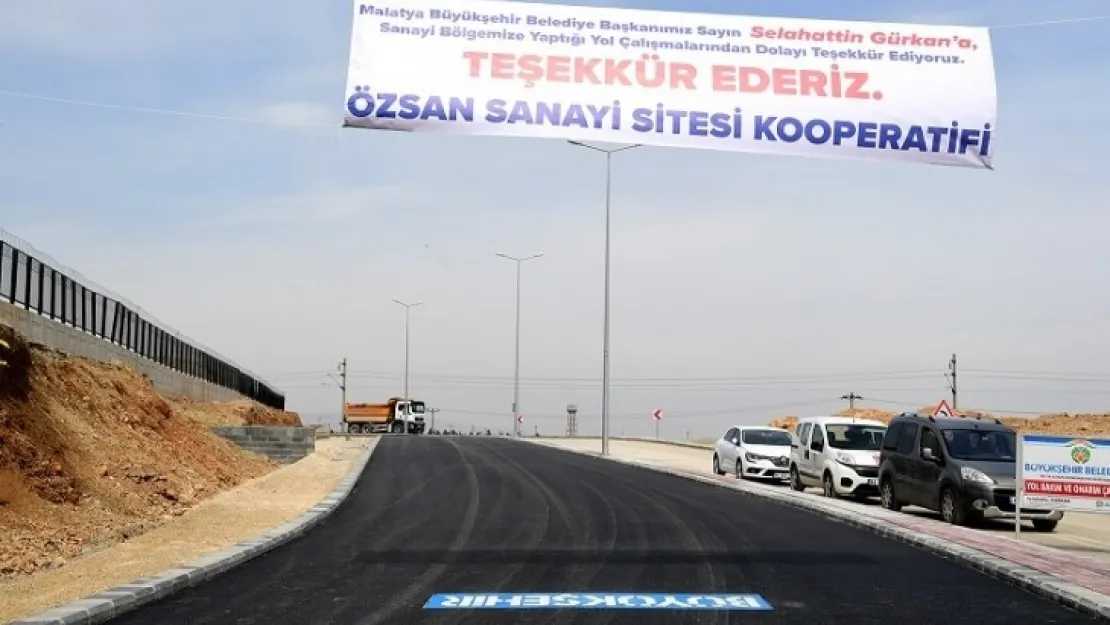 Özsan Sanayi Sitesi Alternatif Yola Kavuştu