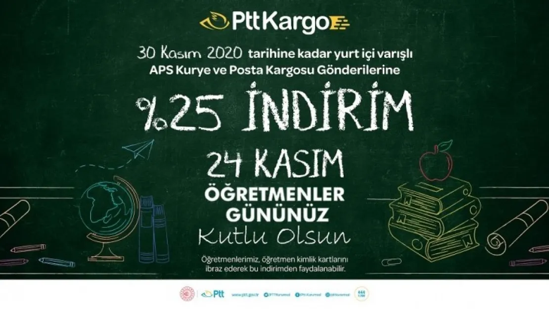 PTT'den Öğretmenlere Özel sürpriz İndirimi