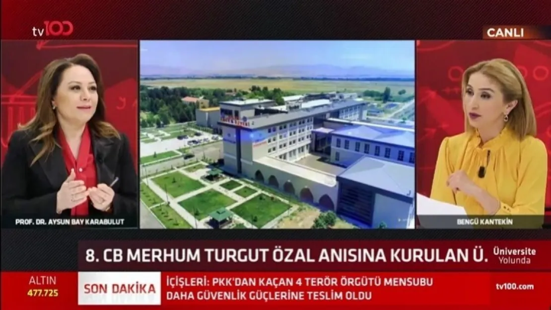 Rektör Karabulut, Üniversite Yolunda Programının Konuğu Oldu