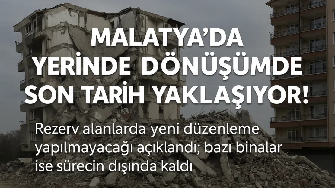 Rezerv Alanlara Yeni Düzenleme: Yeni Alan İlan Edilmeyecek