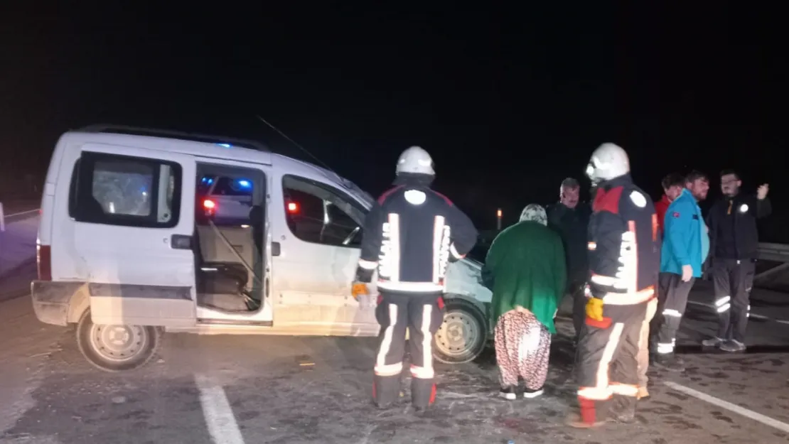 Sivas Yolunda Trafik Kazası 1 kişi Yaralandı