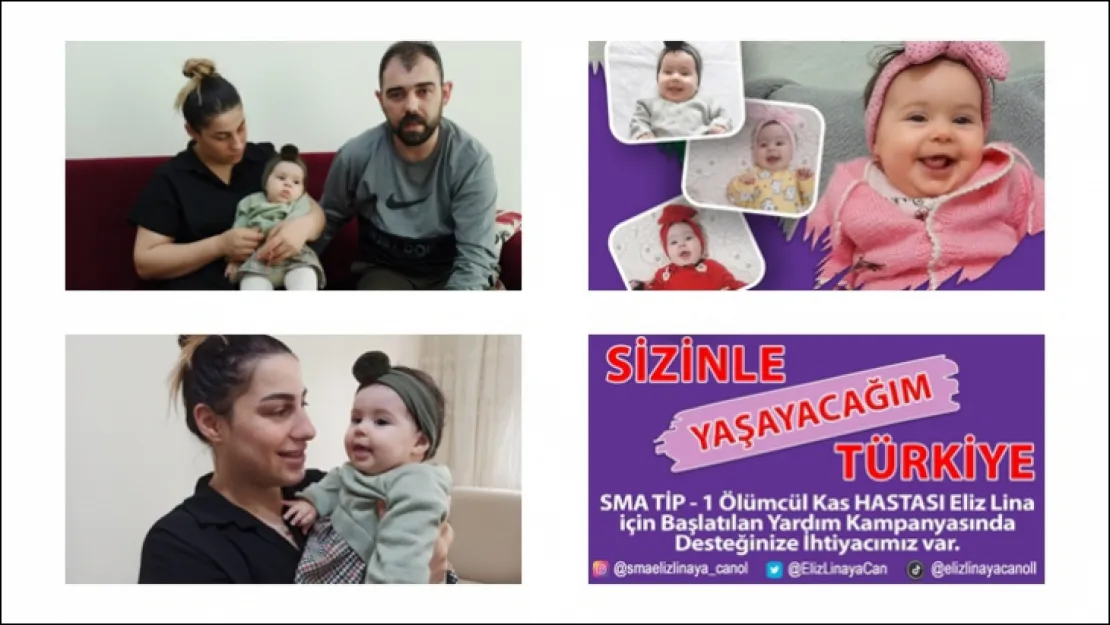 SMA Hastası Eliz Lina Yardım Bekliyor!