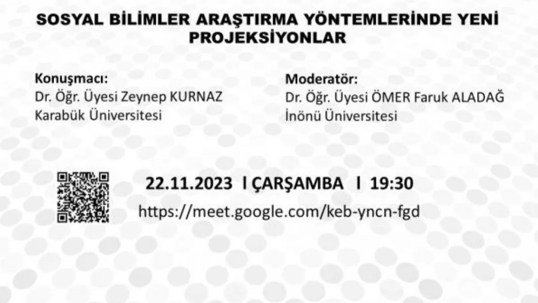 Sosyal Bilimlerde Araştırma Yöntemleri Konuşuldu