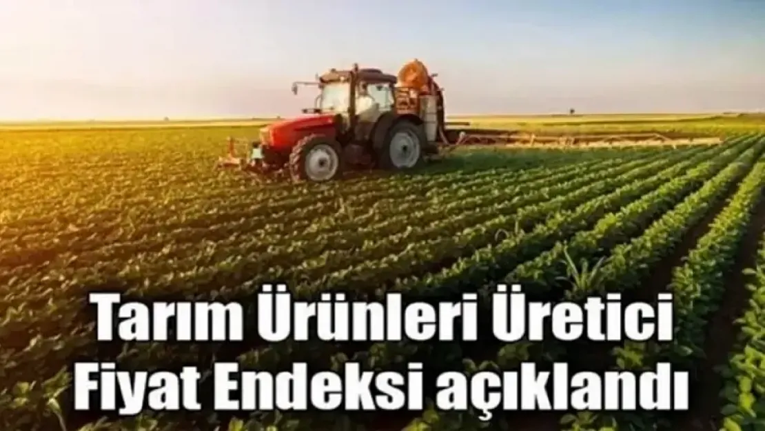 Tarım ürünleri üretici fiyat endeksi (Tarım-ÜFE) yıllık yüzde 29,89 arttı, aylık yüzde 2,70 arttı