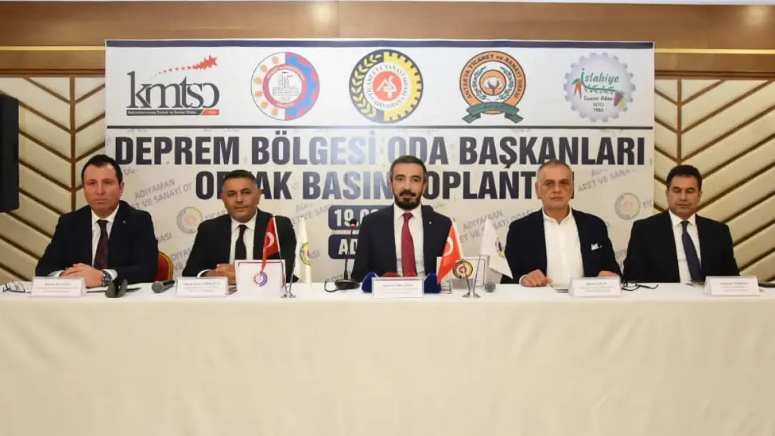 Ticaret ve Sanayi Odalarının ortak bildirisi