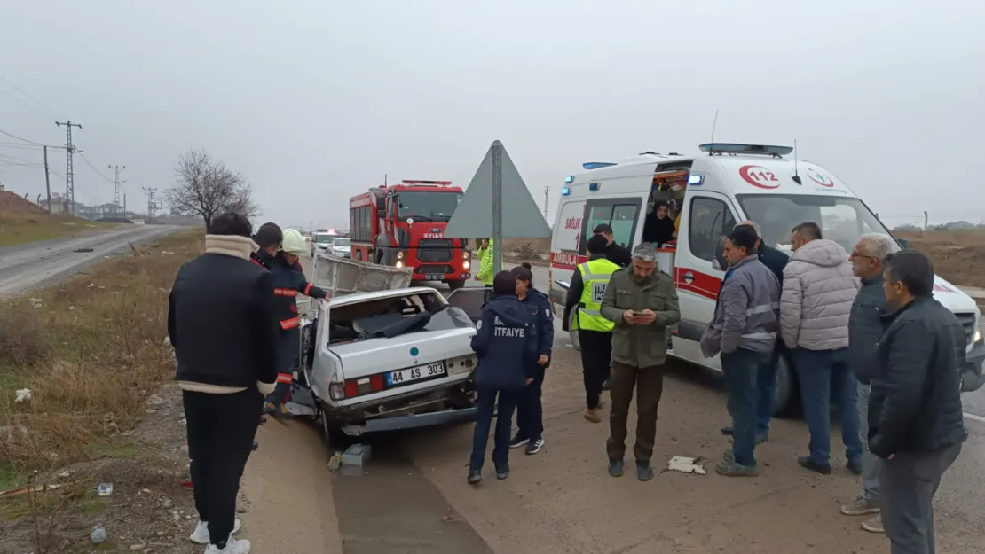 Topsöğüt Mevkiinde Trafik Kazası