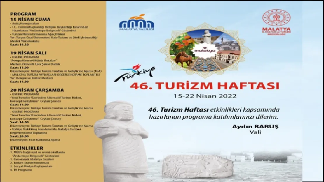 Turizm Haftası Mesajı