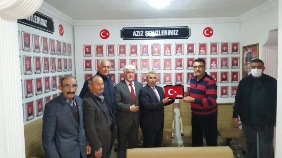 Türk Ocaklarından Şehit ve Gazi derneğine ziyaret