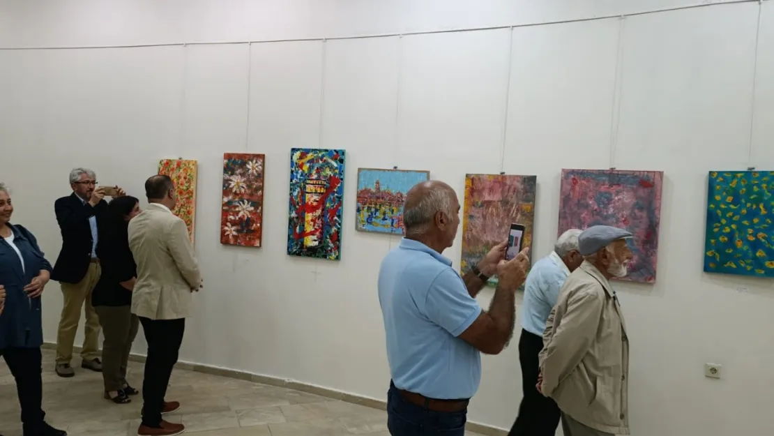 Uzman Doktor Gülay Şimşek'in Resim Sergisi Elazığ'da Açıldı