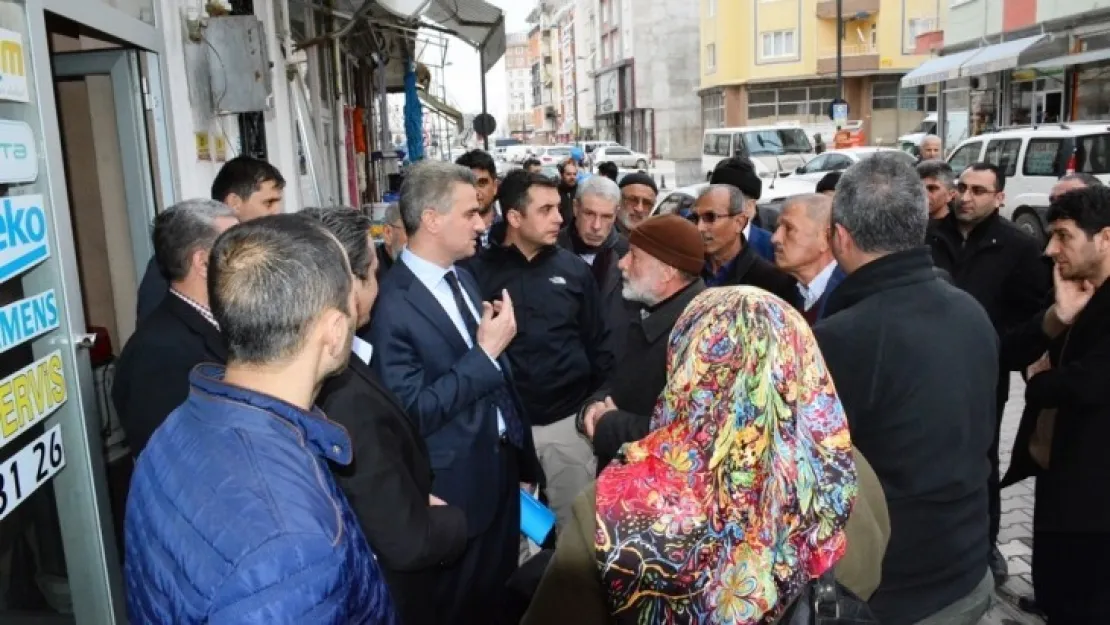 Vali Baruş Akpınar, Sancaktar, Üçbağlar, Küçükhüseyinbey ve Saray Mahallelerini Ziyaret Etti