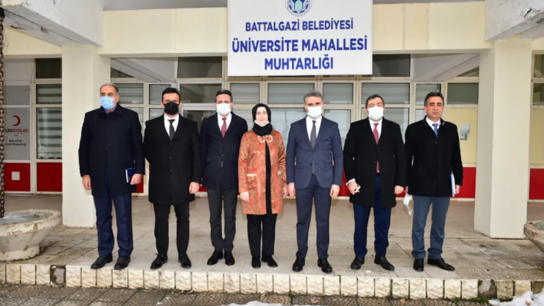 Vali Baruş, Battalgazi Üniversite ve Karabağlar Mahalle Muhtarlarını Ziyaret Etti