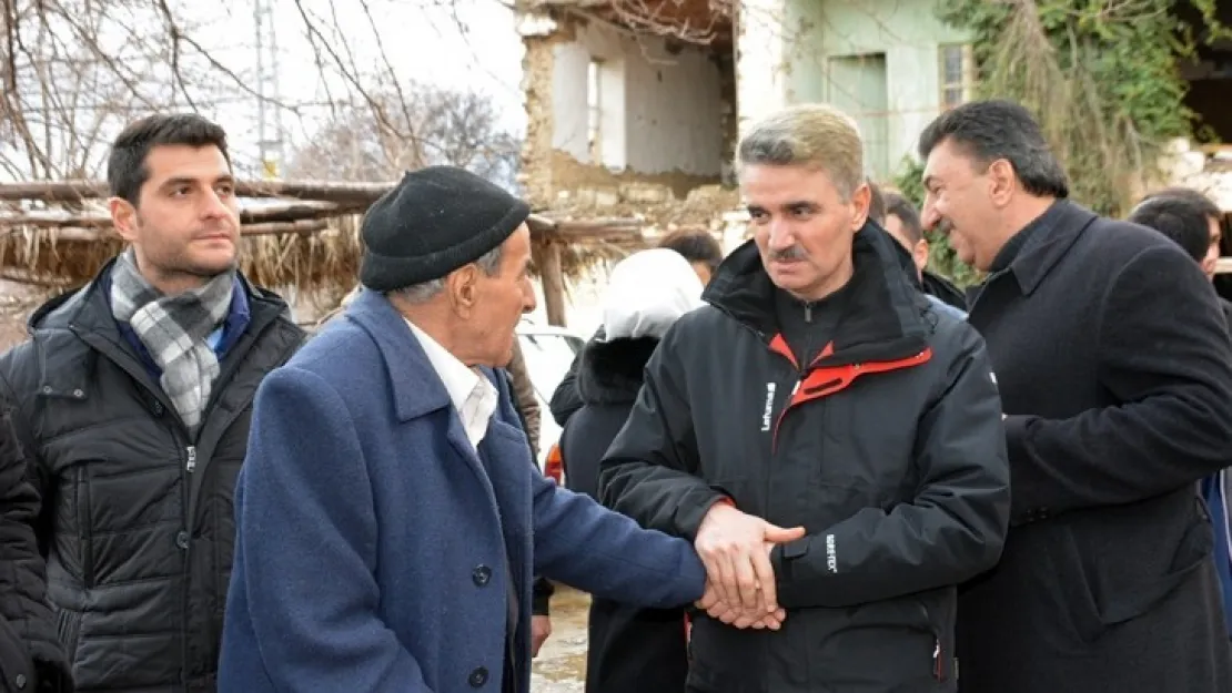 Vali Baruş Doğanyol ve Pütürge'de İncelemelerde Bulundu