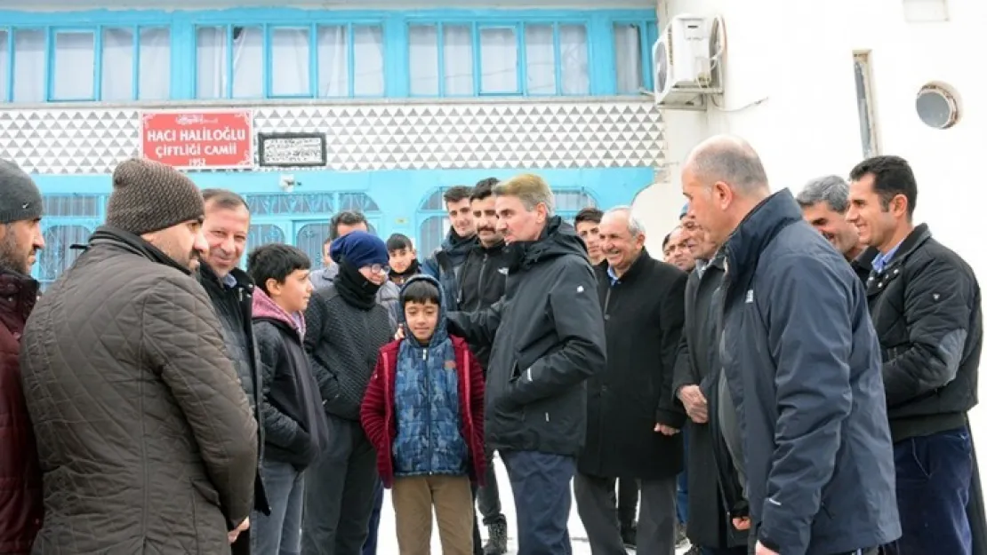 Vali Baruş Hacı Haliloğlu, Hacı Yusuflar ve Hisartepe'de İncelemelerde Bulundu