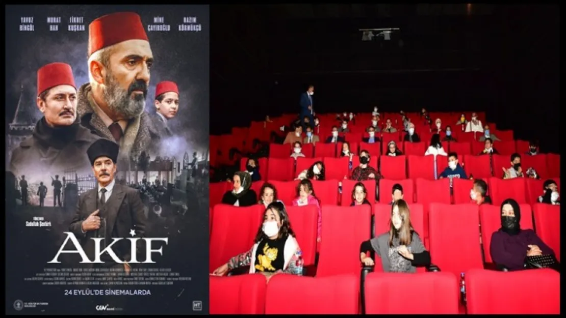 Vali Baruş Öğrencilerle 'Akif' Filmini Seyretti