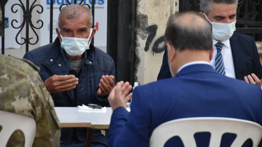 Vali Baruş, Şehit Günaydın'ın Ailesine Taziye Ziyaretinde Bulundu