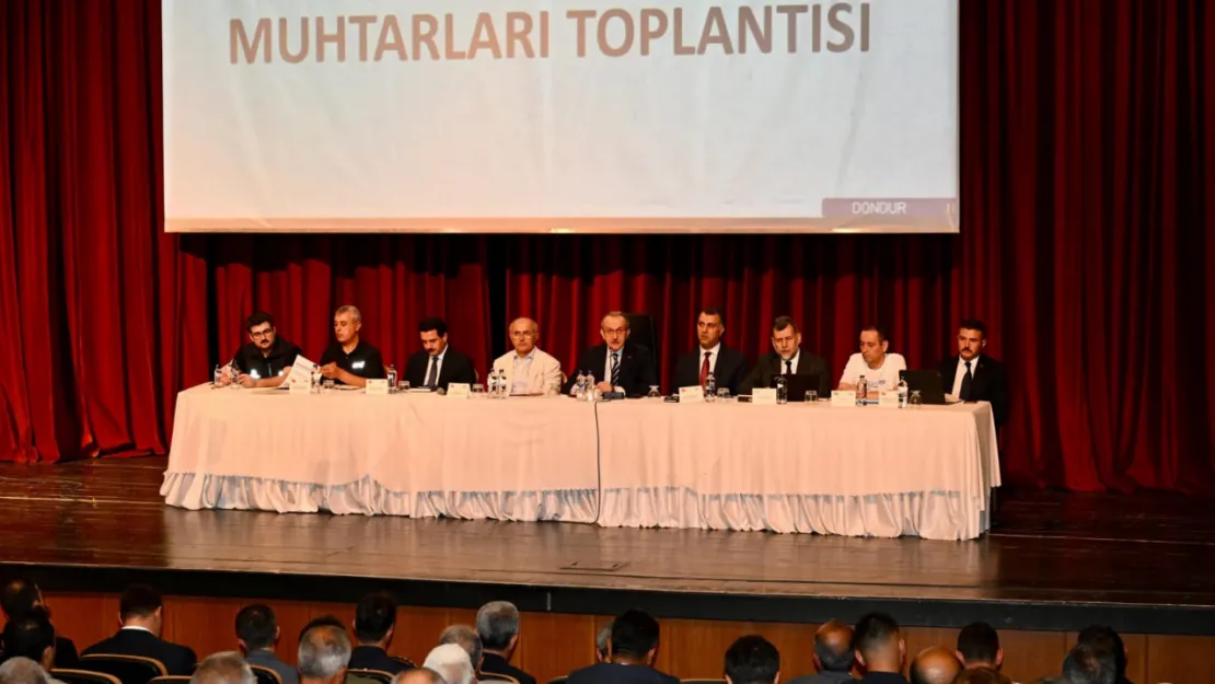 Vali Seddar Yavuz Başkanlığında Battalgazi Kırsal Mahalle Muhtarlar Toplantısı Gerçekleştirildi