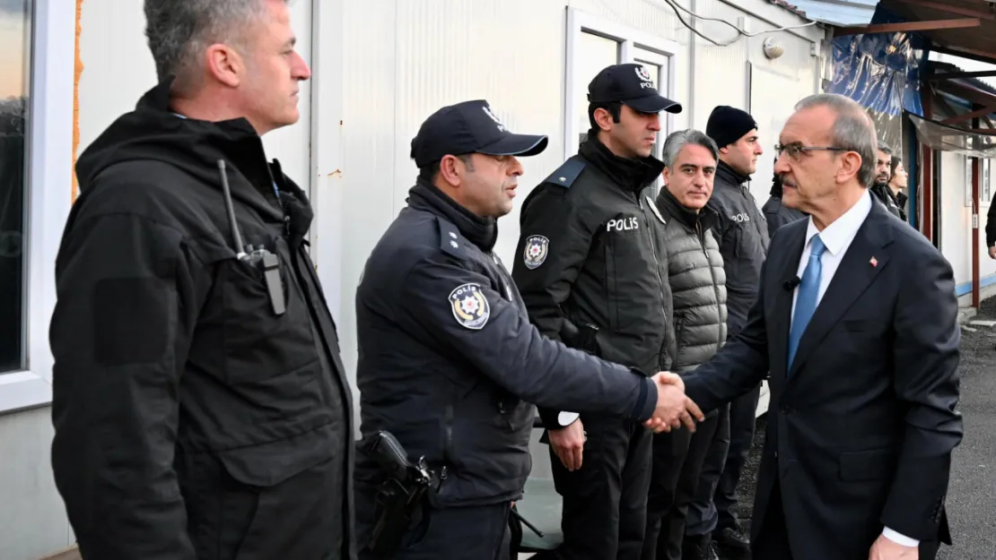 Vali Seddar Yavuz Yılbaşı Emniyet Tedbirlerini Yerinde Denetledi