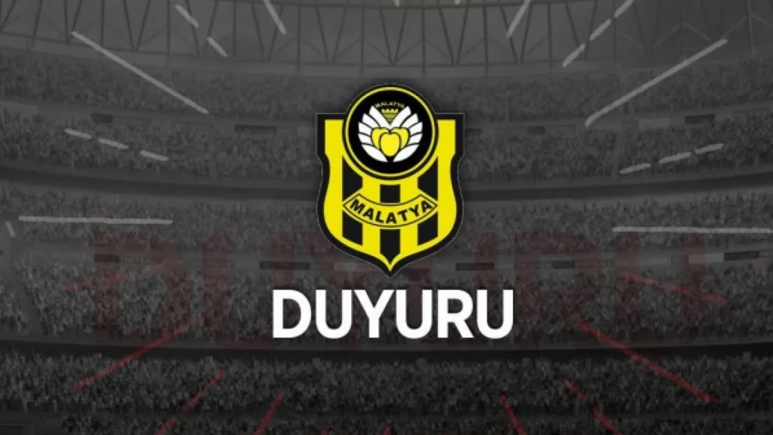 Yeni Malatyaspor'dan Kamuoyuna Önemli Açıklama