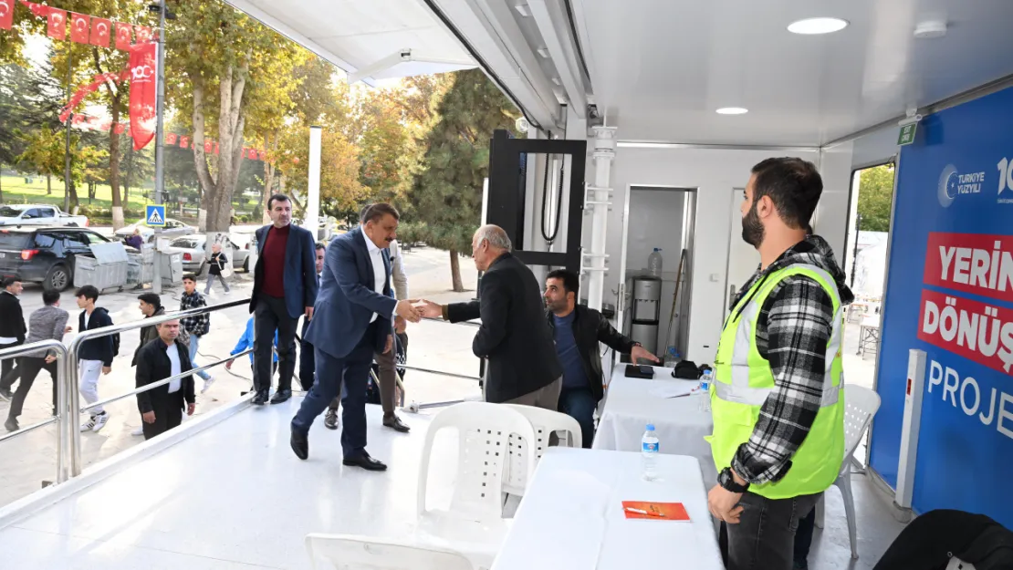 Yerinde Dönüşüm Bilgilendirme Tırı Malatya'da