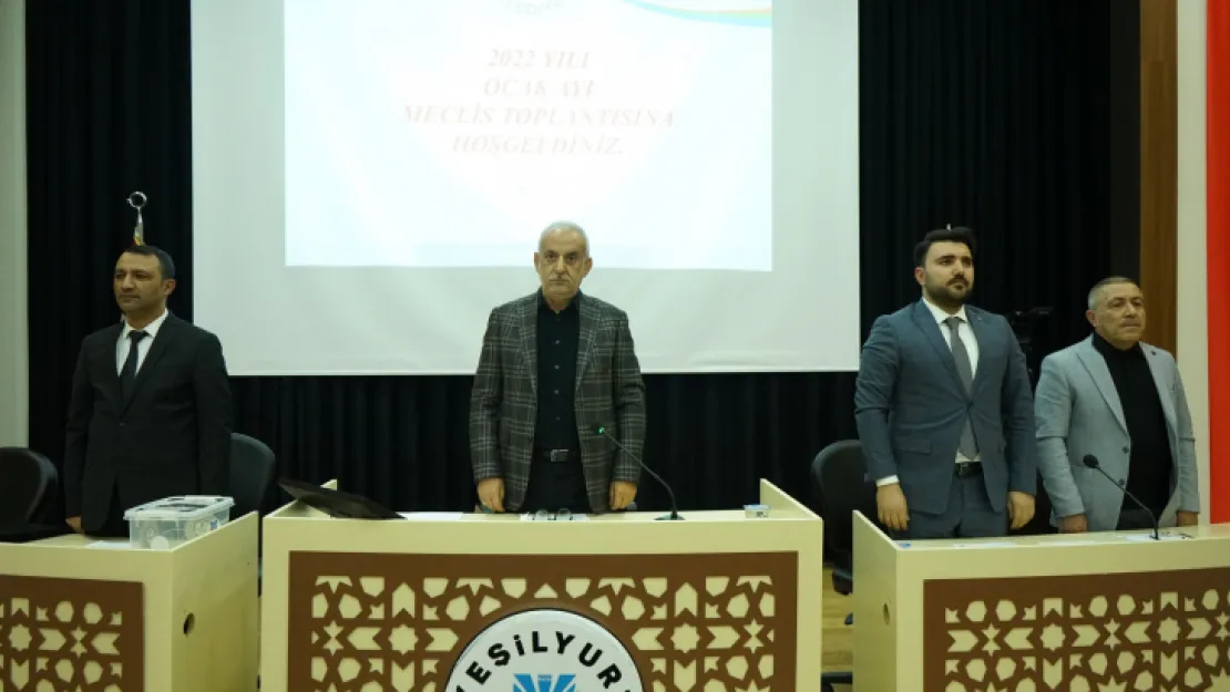 Yeşilyurt Belediye Meclisi, 2022 Yılının İlk Toplantısını Yaptı