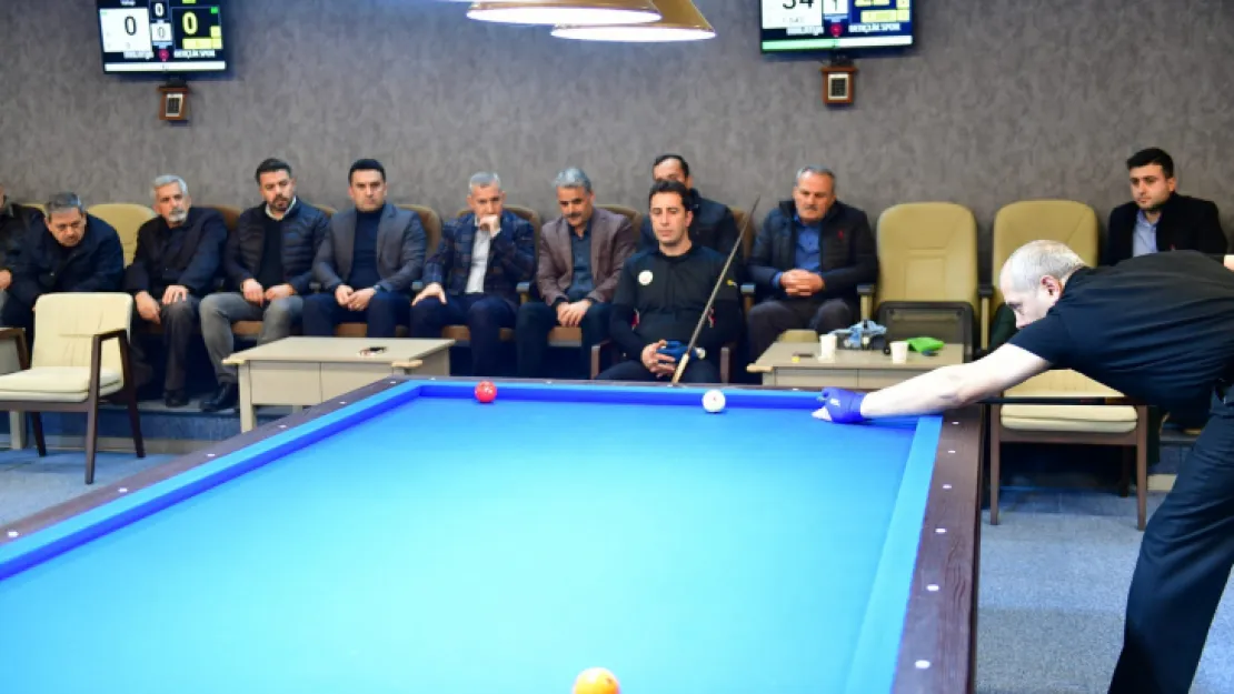 Yeşilyurt Belediyesi 1.Ödüllü 3 Bant Bilardo Şampiyonası Tamamlandı