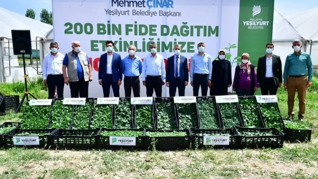 Yeşilyurt Belediyesi, 200 Bin Fideyi Ücretsiz Olarak Çiftçilerle Buluşturuyor