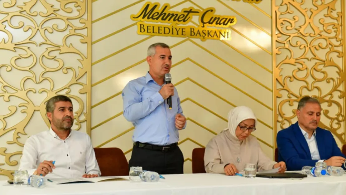 Yeşilyurt Belediyesi, Muhtarlarla İstişare Toplantısı Düzenledi