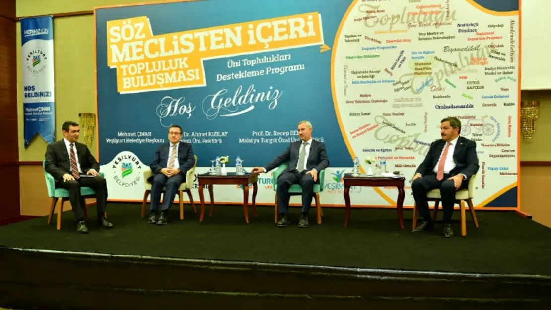 Yeşilyurt Belediyesi Ve Yeşilyurt Kent Konseyi, 'Söz Meclisten İçeri' Üniversite Topluluklarını Destekleme Programını Başlattı