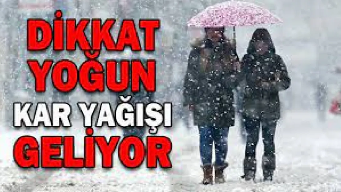 Yoğun Kar Yağışı Uyarısı