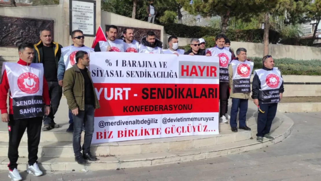 Yurt Sendikaları Konfederasyonu Yüzde 1 Sendikalaşma Barajına Karşı Ankaraya Yürüyor