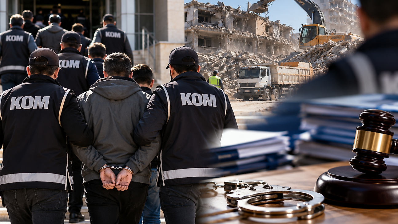 Malatya'da Deprem Yıkımları Soruşturması: 3'ü Kamu Görevlisi 14 Kişi Tutuklandı