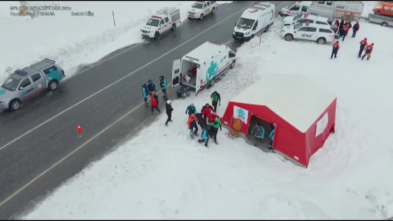 Olası Çığ Felaketine Karşı Malatya'da Gerçeğini Aratmayan Tatbikat