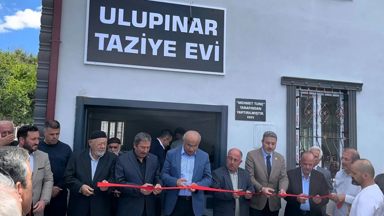 Ulupınar Taziye Evi Açılışında Yoğun Katılım