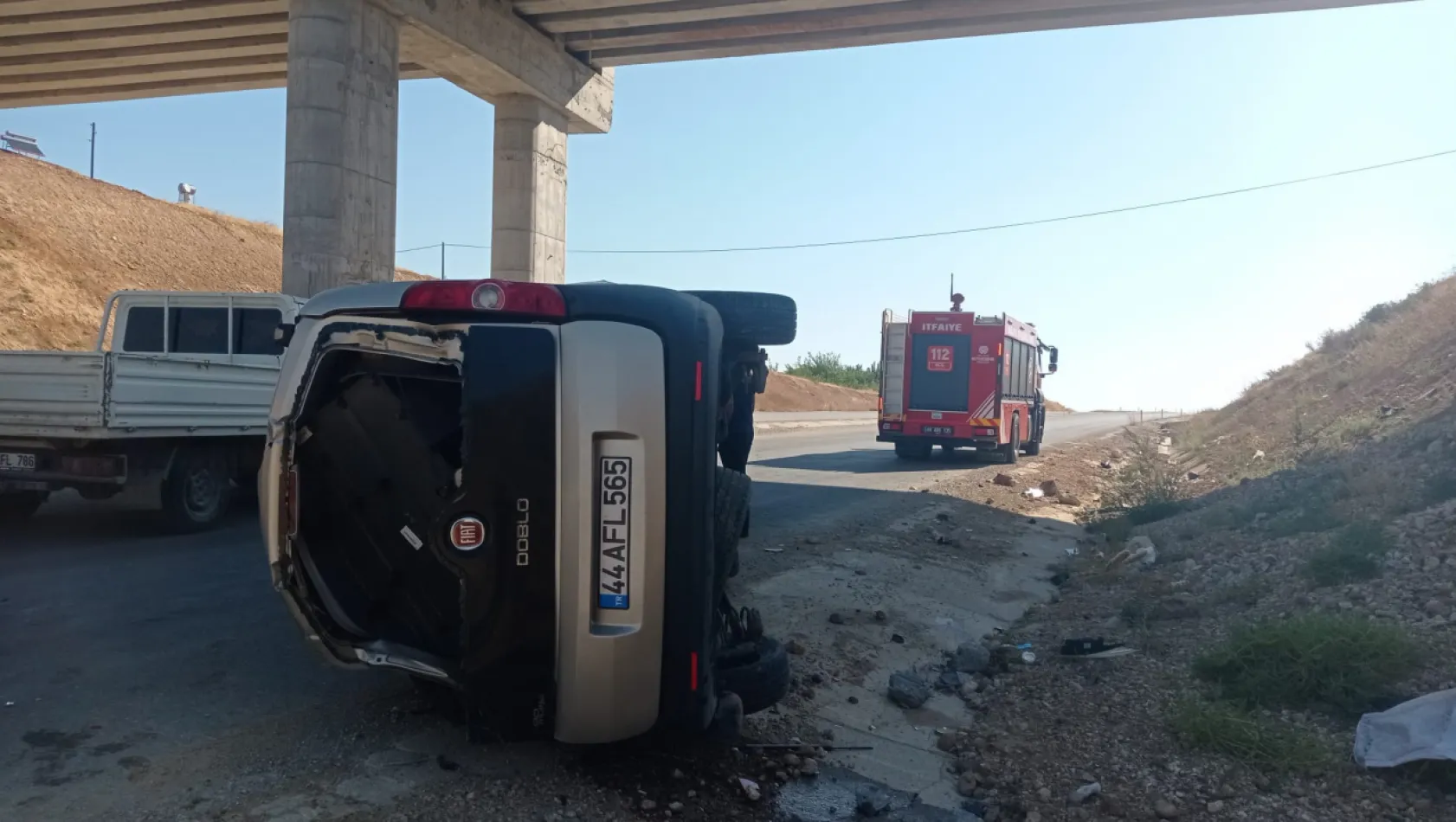 Malatya Sivas Karayolunda Trafik Kazası