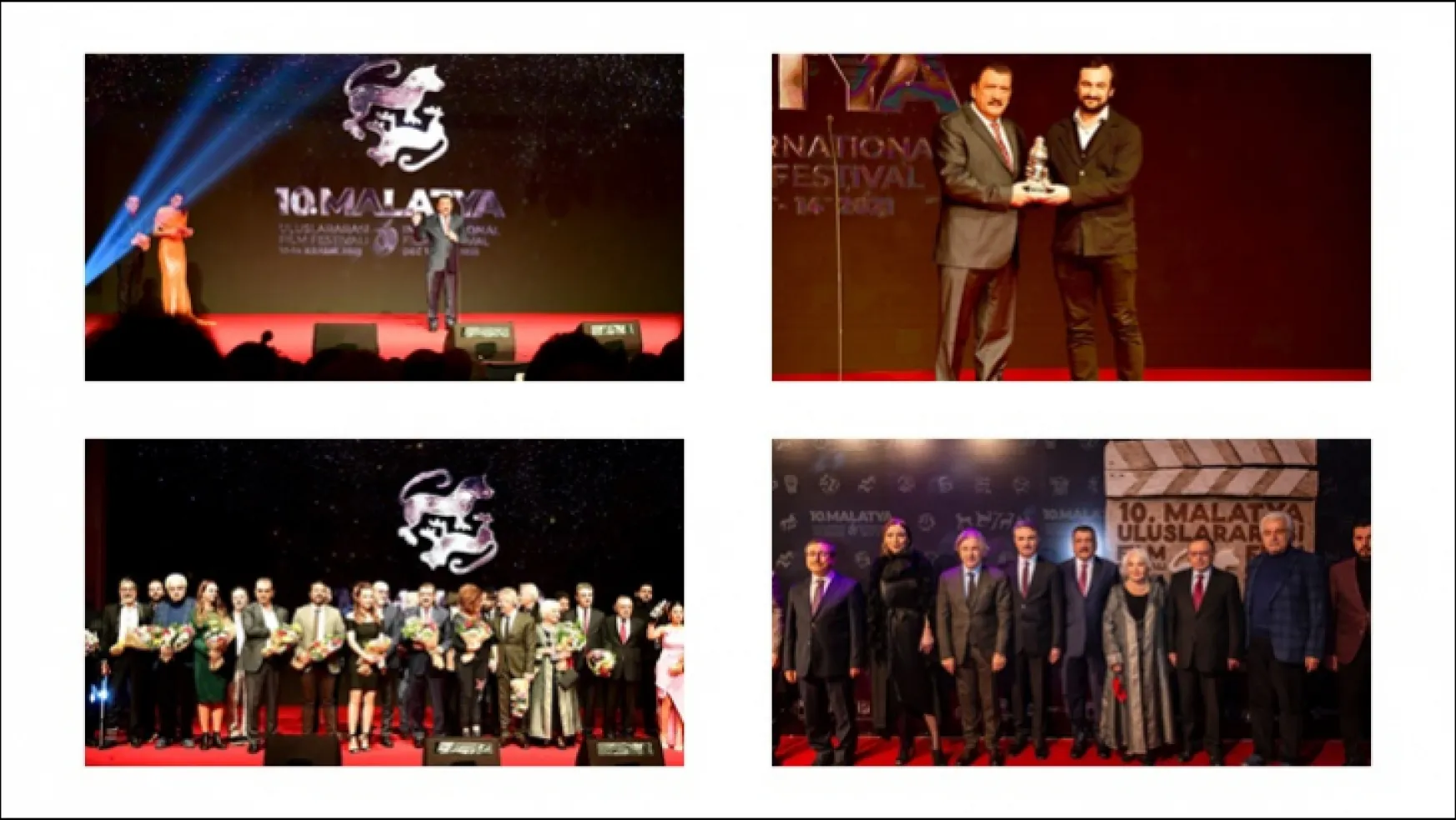 10. Malatya Uluslararası Film Festivali ödül gecesiyle kapanışı yapıldı