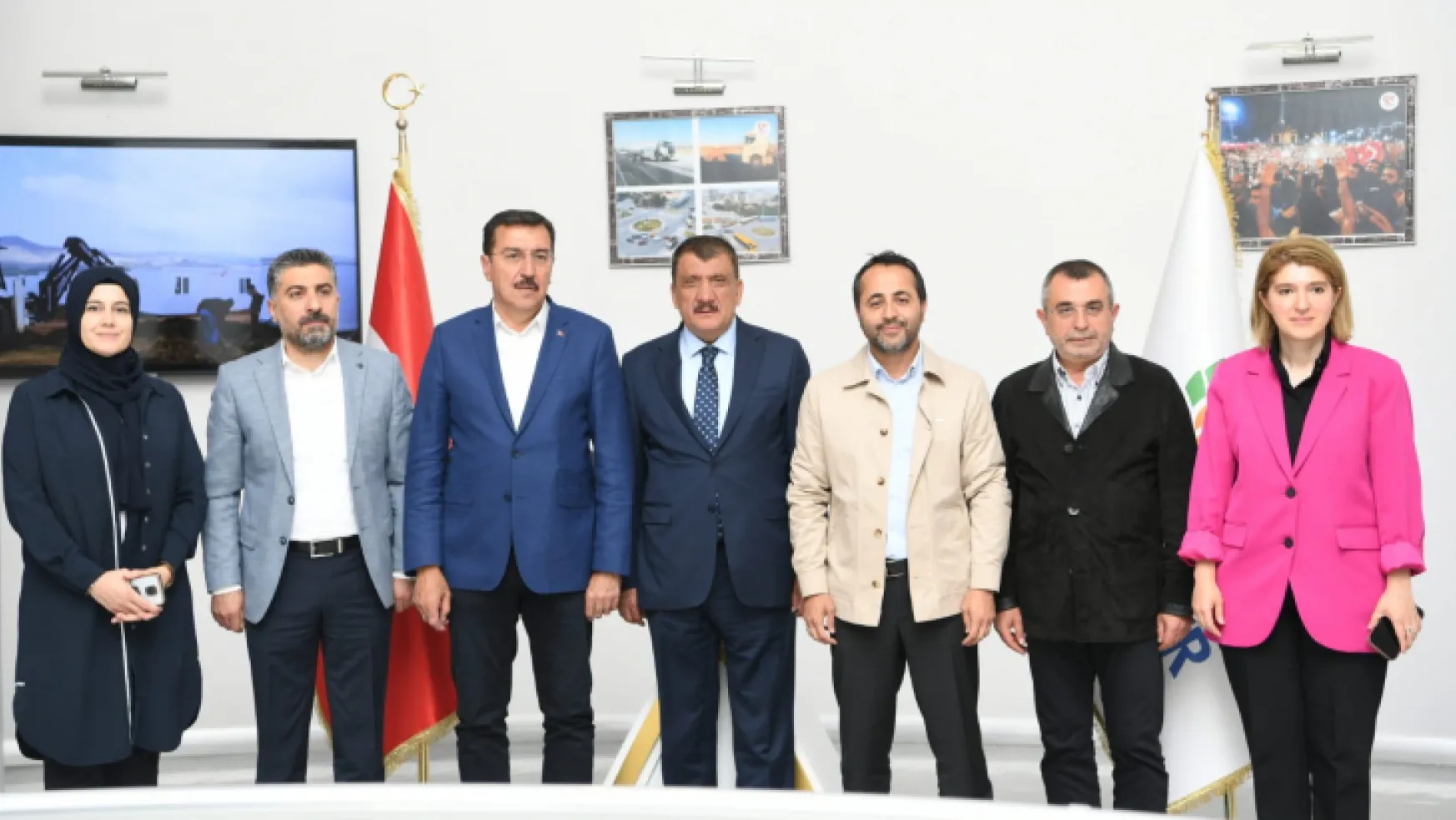 28. Dönem AK Parti Malatya Milletvekilleri, Malatya Büyükşehir Belediye Başkanı Selahattin Gürkan'ı ziyaret etti